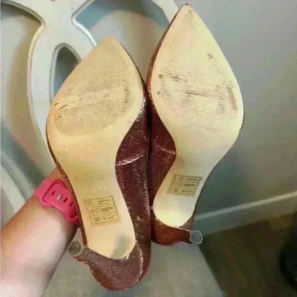 ALDO Stessy Sequin Stiletto Size 8 - Picture 6 of 7